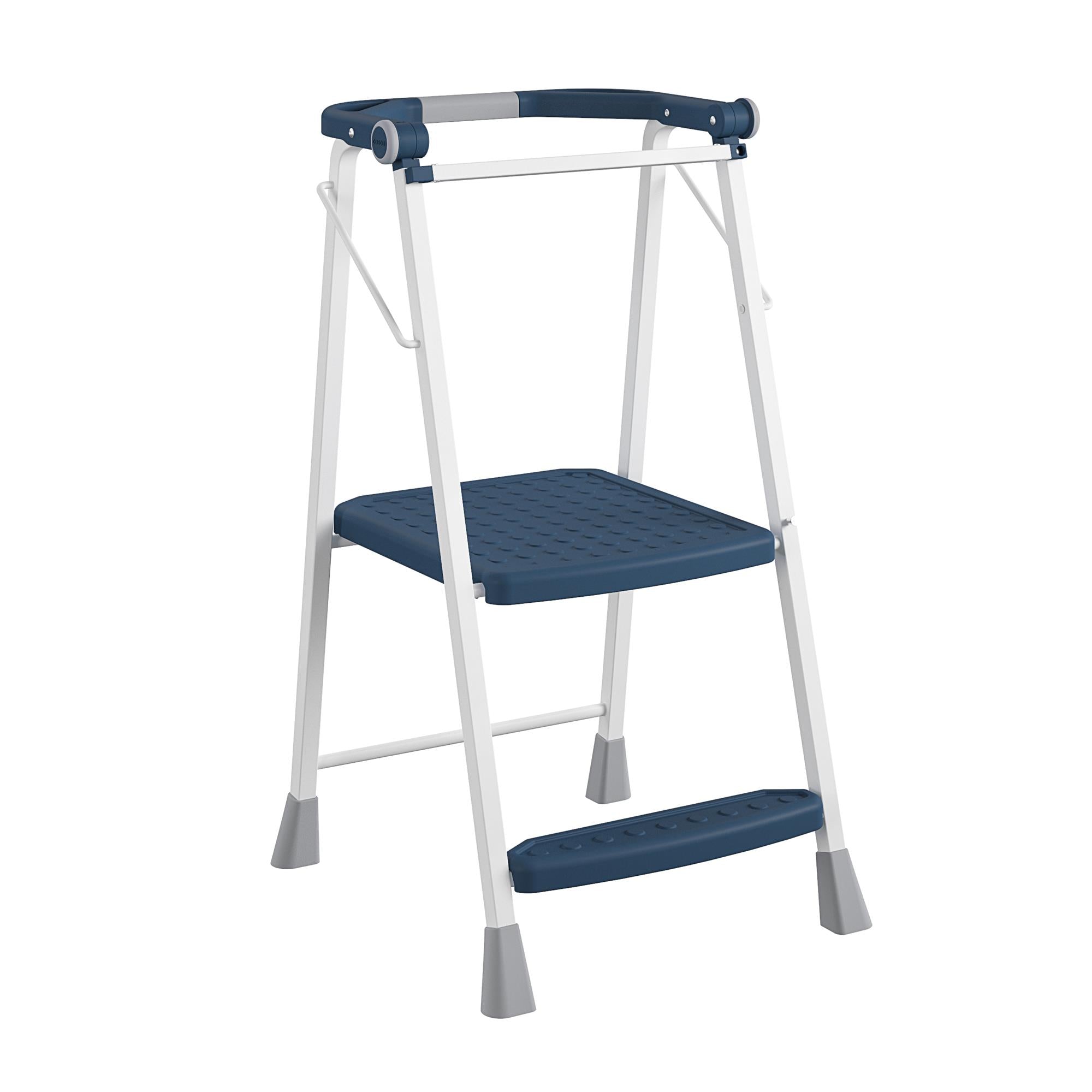 2-Step Kitchen Steel and Resin Step Stool